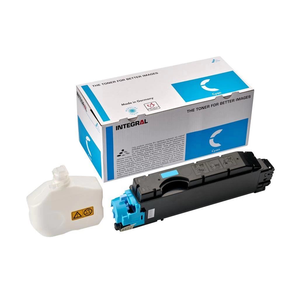 Тонер-картридж Integral TK-5280C (12100418) синий для Kyocera P6235cdn/M6235cidn/M6635cidn, 11000 стр.