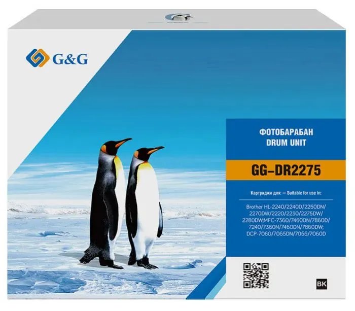 Блок фотобарабана G&G GG-DR2275 ч/б 12000стр для DCP 7057/7057R/7060 Brother