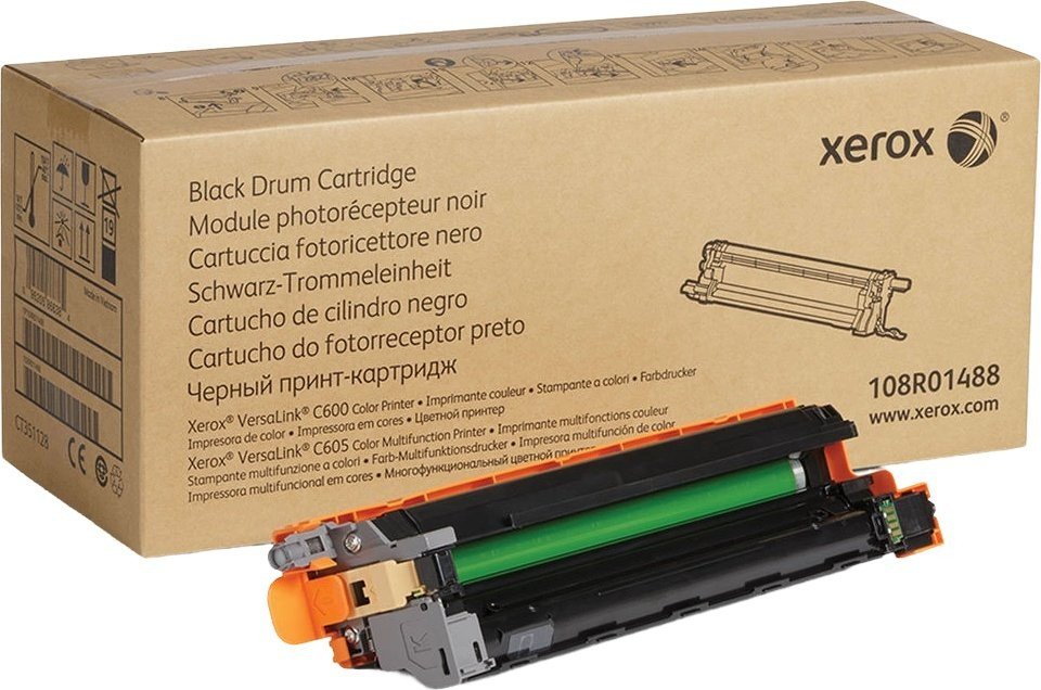 Блок фотобарабана Xerox 108R01488 черный цв 40000стр. для VersaLink C600/C605 40K Xerox