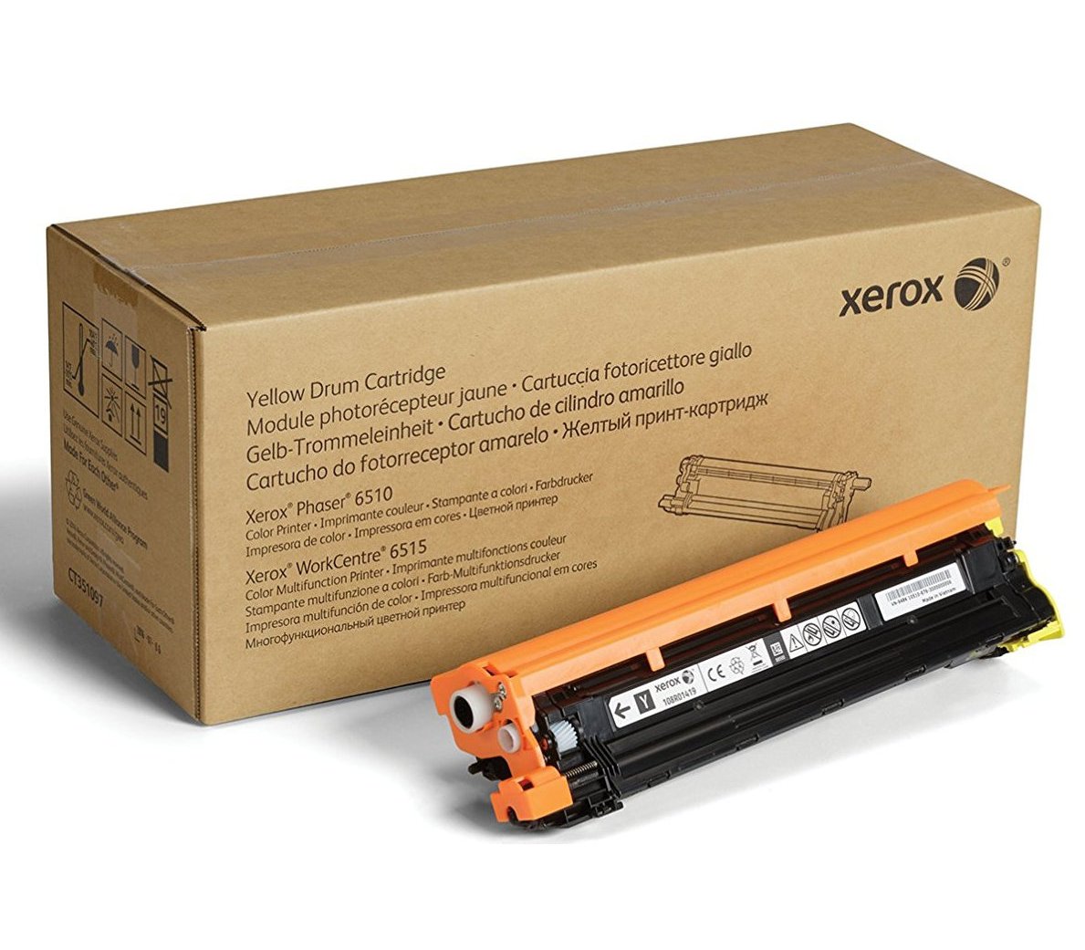 Блок фотобарабана Xerox 108R01419 желтый цв 48000стр. для Phaser 6510/WorkCentre 6515 48K Xerox