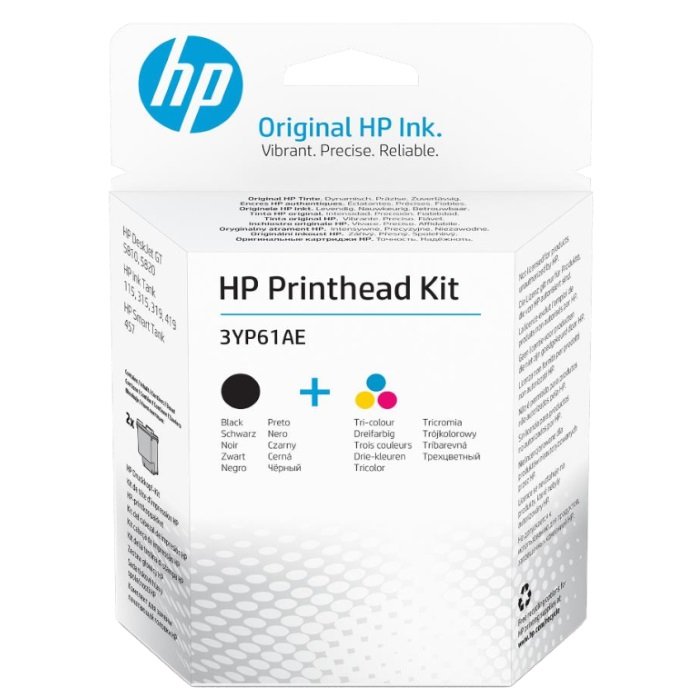Печатающая головка HP M0H50A+M0H51A (3YP61AE) черный/голубой/пурпурный/желтый, для HP GT5810/5820 InkTank 115/315/319/410/415/419