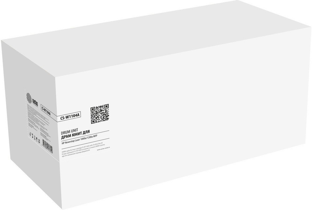 Блок фотобарабана Cactus CS-W1104A черный ч/б 20000стр для Neverstop Laser 1000a/1200a MFP HP