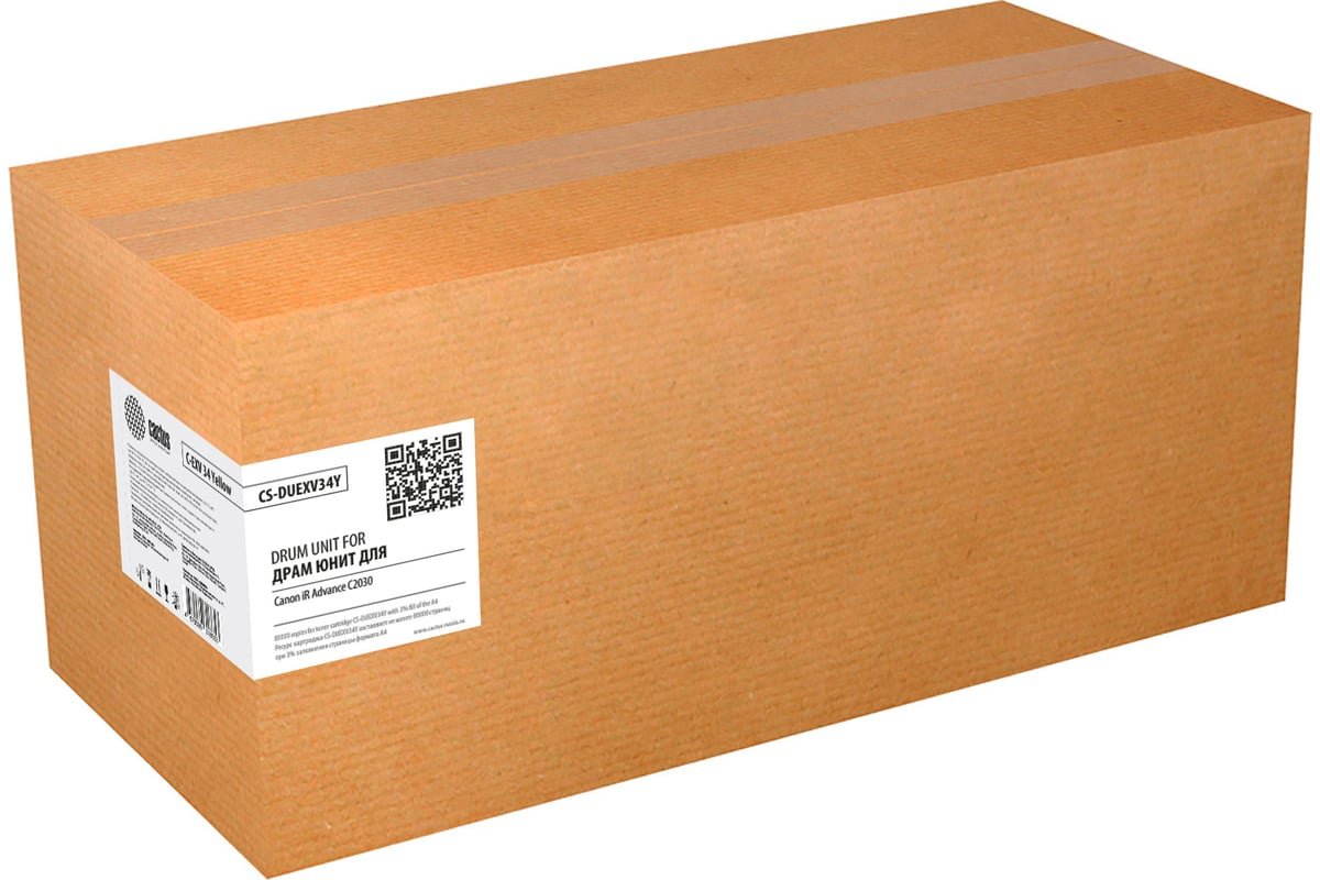 Блок фотобарабана Cactus CS-DUEXV34Y C-EXV 34 Yellow желтый цв 36000стр для iR Advance C2020/2025/2030/2220/2225/2230 Canon