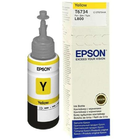 Чернила Epson L800/L1800/L810/L850 (О) C13T67344A, Yellow, 70ml