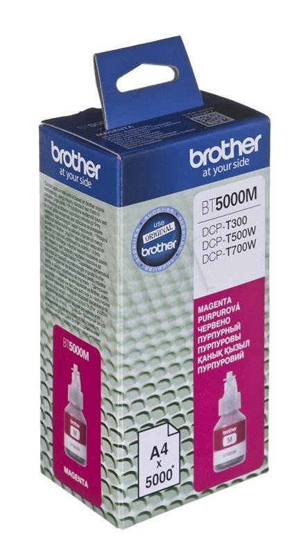 Картридж струйный Brother BT5000M пурпурный для Brother DCP-T300/T500W/T700W(5000стр.)