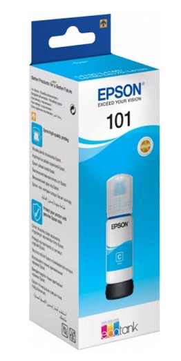 Картридж струйный Epson L101 C13T03V24A синий (70мл) для Epson L4150/L4160/L6160/L6170/L6190