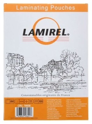 Пленка для ламинирования Lamirel LA-7865801 А4, 100мкм, 100 шт.