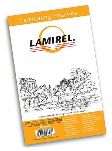 Пленка для ламинирования Lamirel LA-7866501 54x86мм, 125мкм, 100 шт.