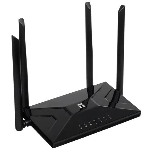 Роутер Netis NC65 двухдиапазонный гигабитный Wi-Fi 5, AC1200, 2.4/5ГГц, 3 LAN, черный