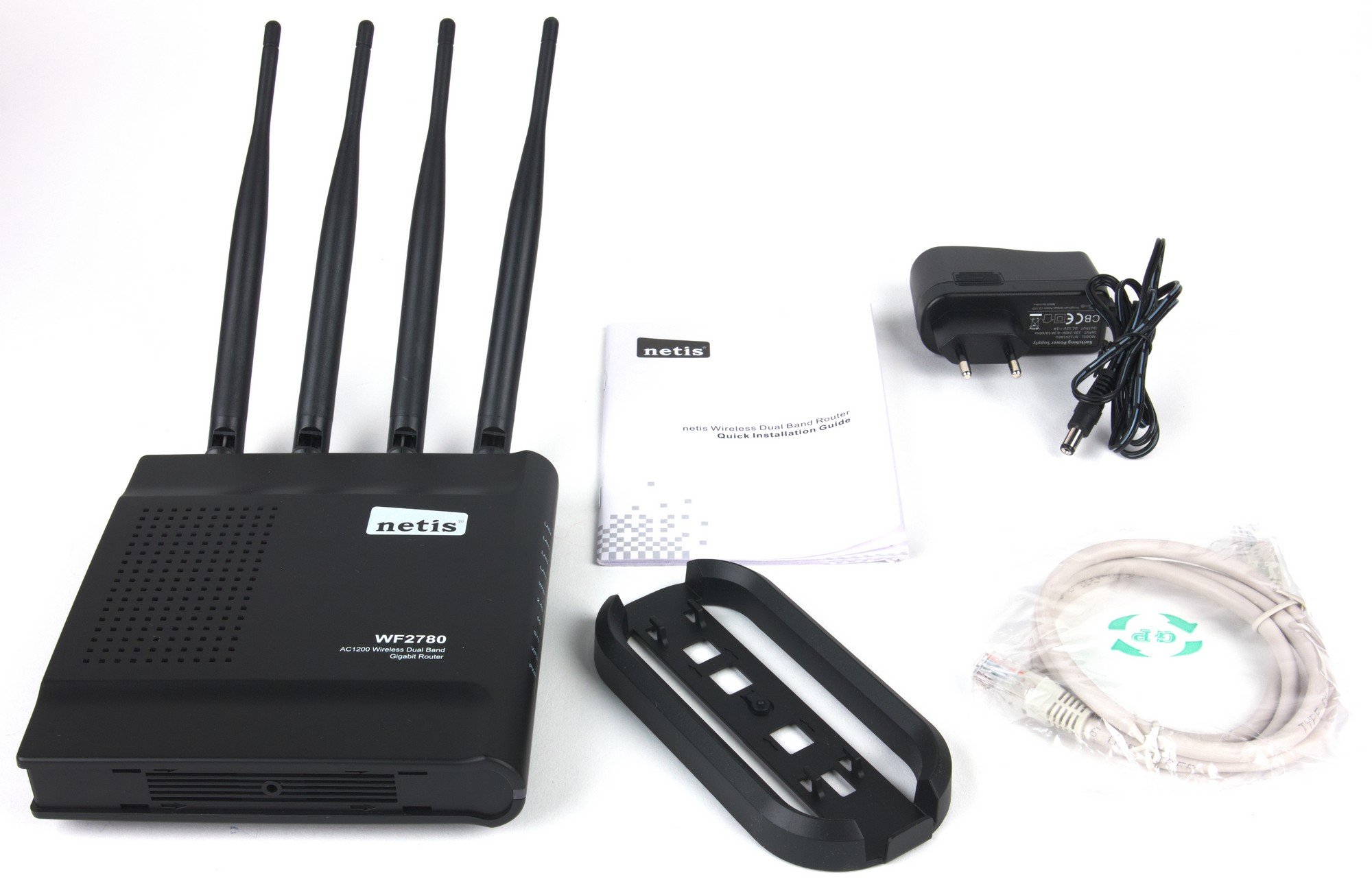 Роутер беспроводной Netis WF2780 AC1200 10/100/1000BASE-TX