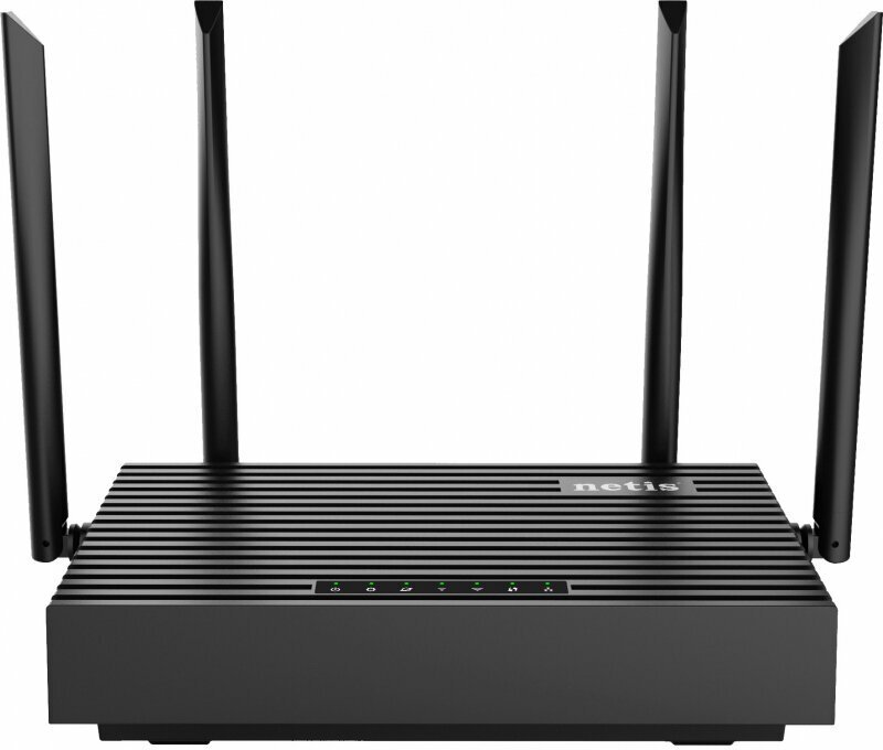 Роутер NETIS N6 Wi-Fi 6, AX1800, 2.4/5ГГц, 4 LAN, черный