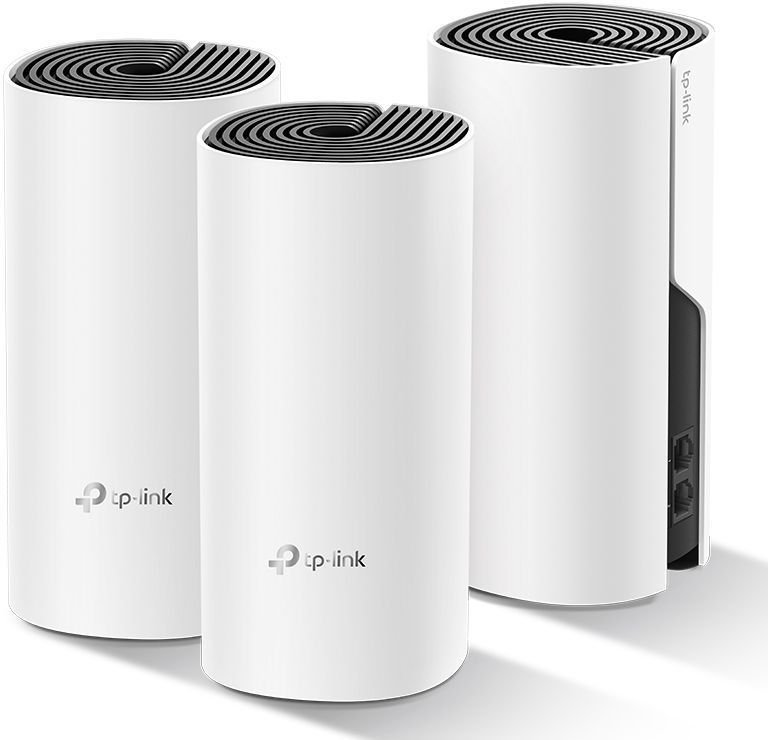 TP-LINK Deco M4 Бесшовный Mesh роутер AC1200 10, 100, 1000BASE-TX белый (упак.:3шт) (DECO M4(3-PACK)