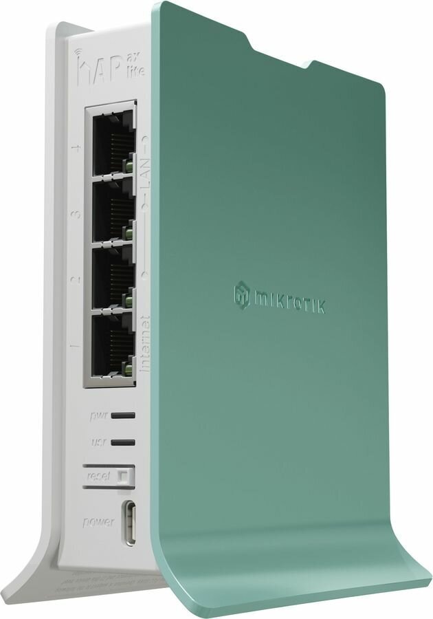 Роутер MikroTik hAP ax lite (L41G-2AXD) голубой