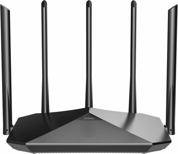 Роутер беспроводной Digma DWR-AX1501 AX1500 10/100/1000BASE-TX черный