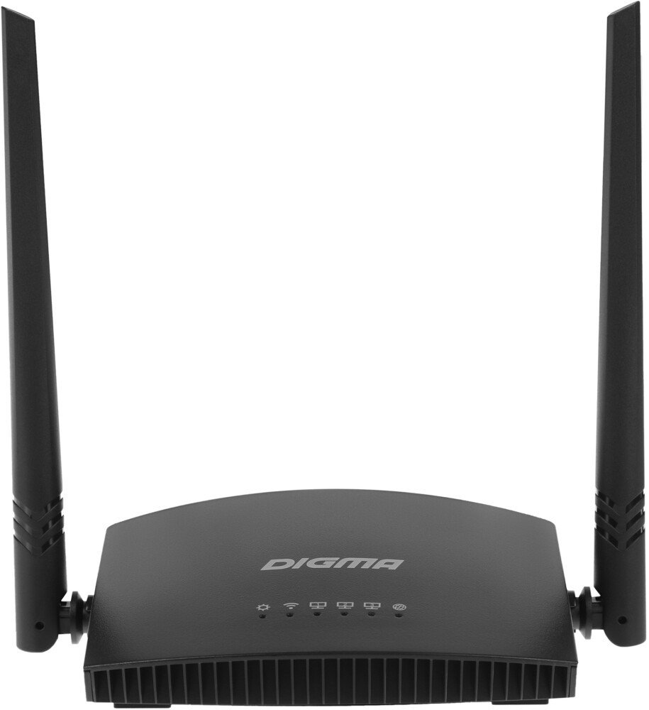 Роутер Digma (DWR-N301) N300 10/100BASE-TX черный