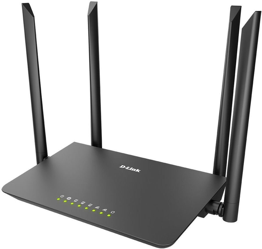 Роутер D-Link DIR-820/RU/A1A AC1200 10/100BASE-TX черный