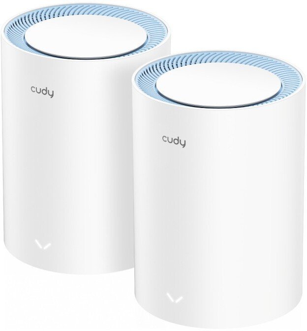 Cudy M1200 (2-Pack) Бесшовный Mesh роутер AC1200 Wi-Fi белый