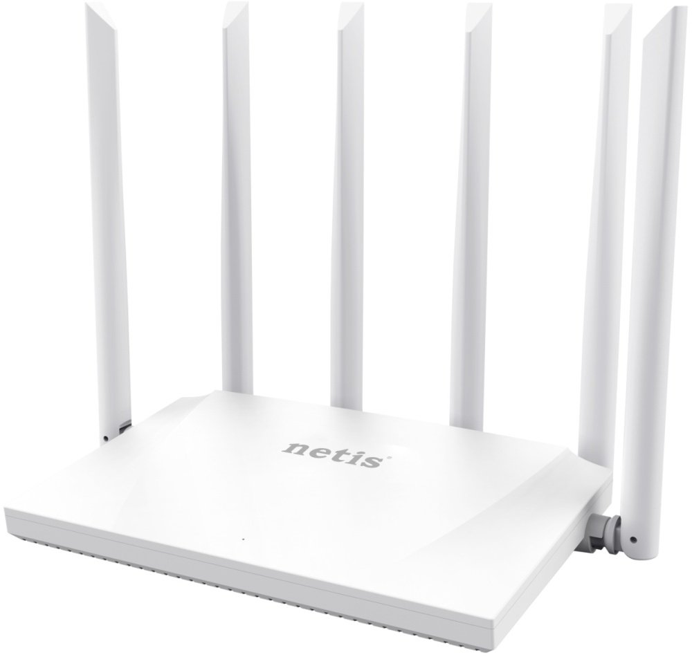 Роутер Netis NC63 беспроводной Wi-Fi 5, AC1200, 3 LAN, белый