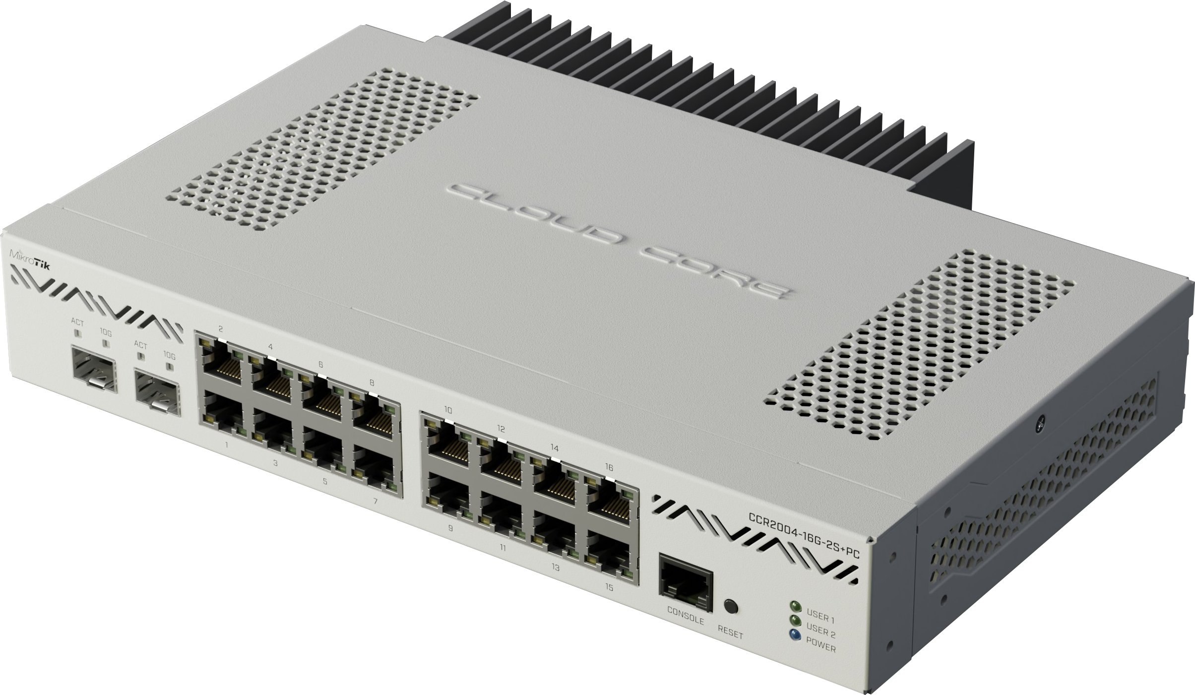 Роутер Mikrotik CCR2004-16G-2S+PC