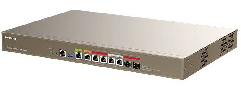 Маршрутизатор IP-COM M50-F 8-ми портовый высокоуровневый 2,5Гбит c 2-мя SFP портами