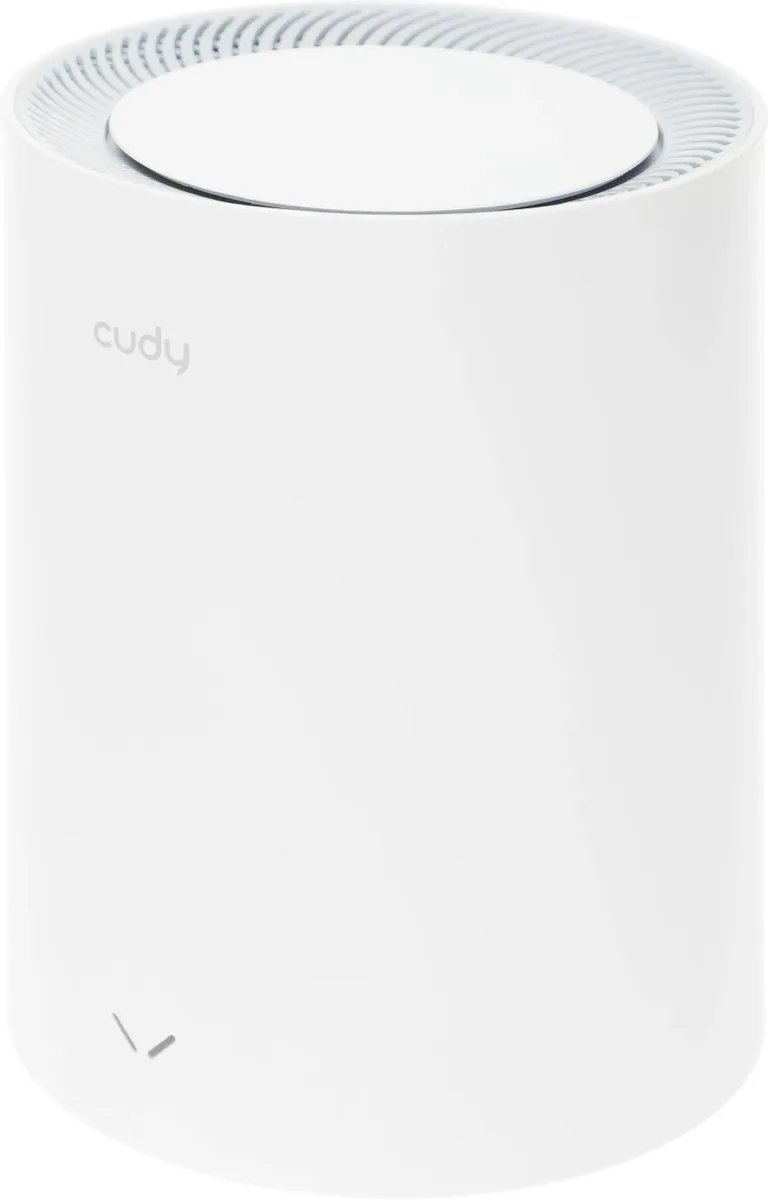 Mesh-система Cudy M3000(1-Pack) V2 2,5-гигабитная Wi-Fi 6 AX3000, 2,4/5ГГц, до 2976Мбит/с, LAN 1x1Гбит/с
