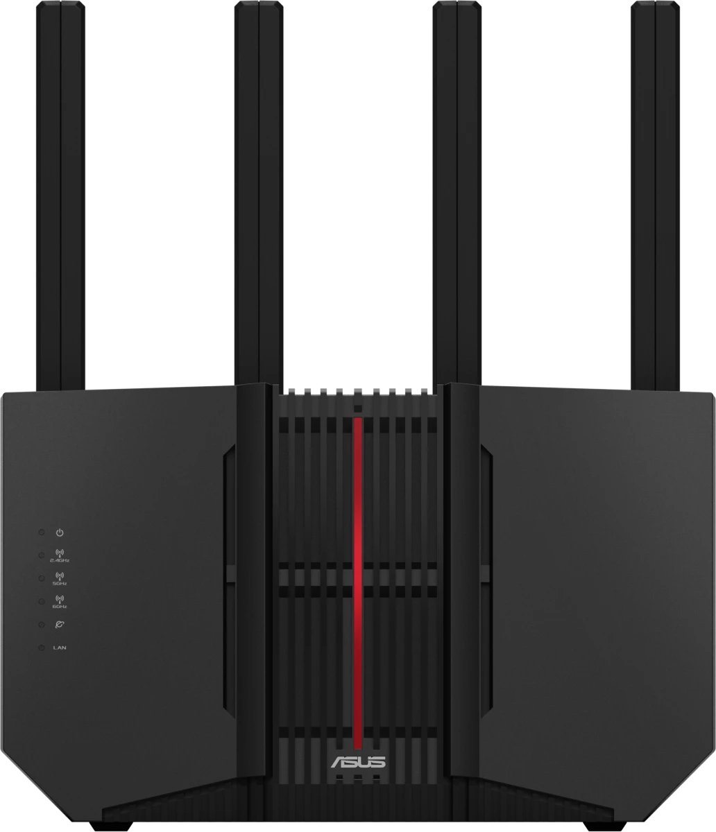 Маршрутизатор ASUS RT-BE92U 90IG0950-MO9A0V WiFi 7 10G 4x2.5G USB 5764+2882+1032Mbps 6GHz/5GHz/2.4GHz