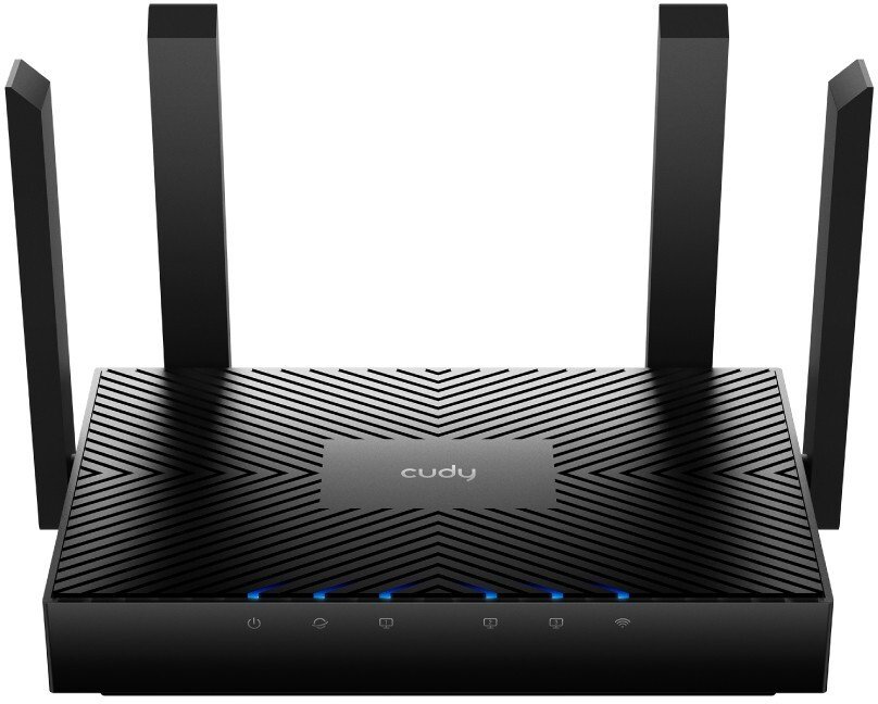 Cudy WR3000 Роутер беспроводной AX3000 10/100/1000BASE-TX/Wi-Fi черный