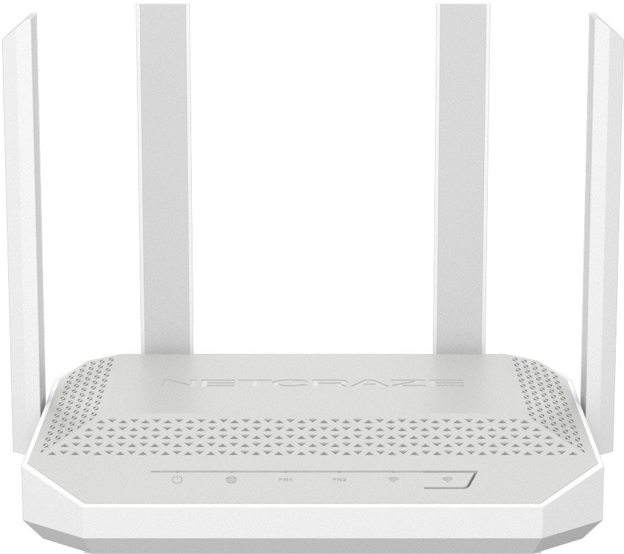 Netcraze NC-1012 Giga Маршрутизатор Мультигигабитный интернет-центр с Mesh Wi-Fi 6 AX3000, Smart-коммутатором 1?2.5G/SFP и 4?1G, многофункциональны