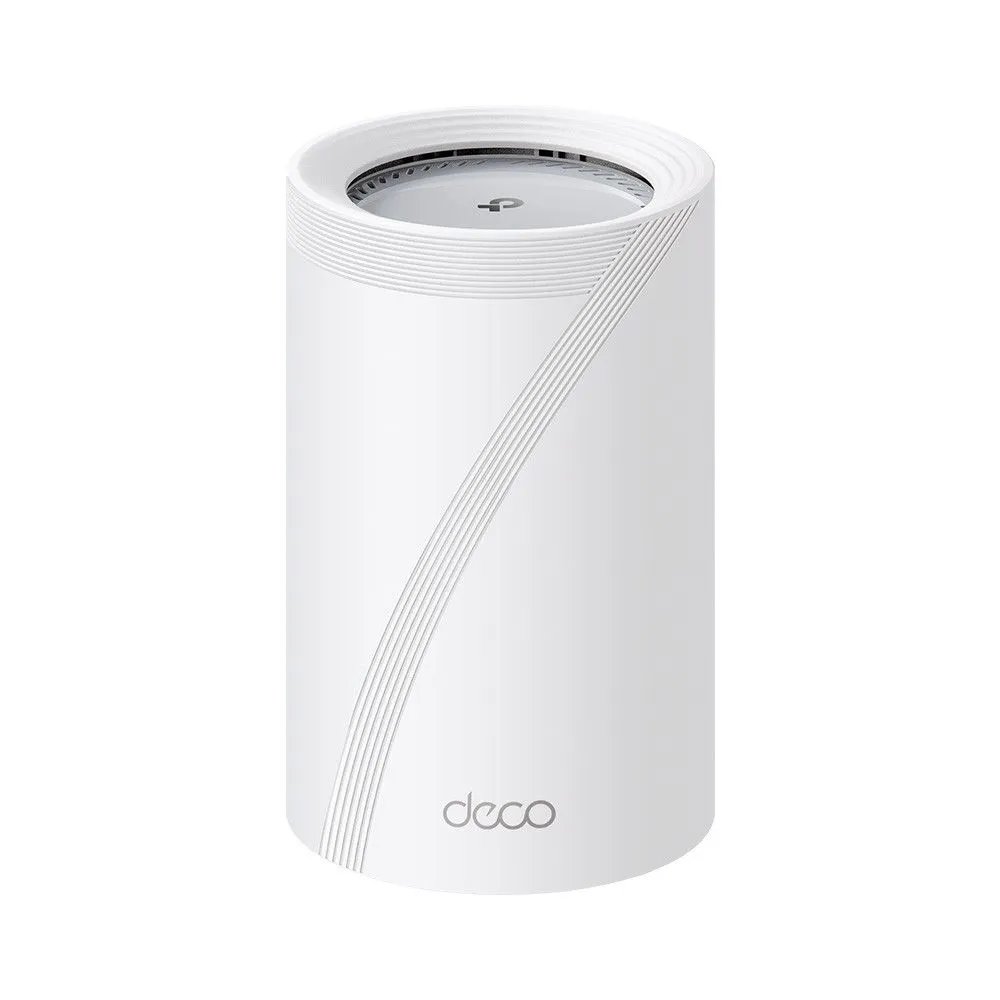 Трехдиапазоннаяя Mesh Wi-Fi TP-Link Deco BE65 Pro(1-pack) 7 система BE9300, 2,4/5/6ГГц, до 9220Мбит/с, 2х5Гбит/с, 1х2