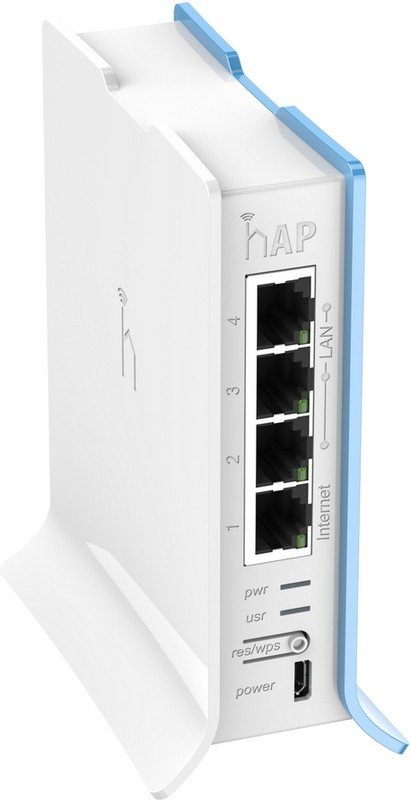 MikroTik RouterBOARD RB941-2nD-TC (hAP Lite), Wi-Fi Роутер, 2.4GHz, 802.11b/g/n, MIMO 2x2, 4xLAN