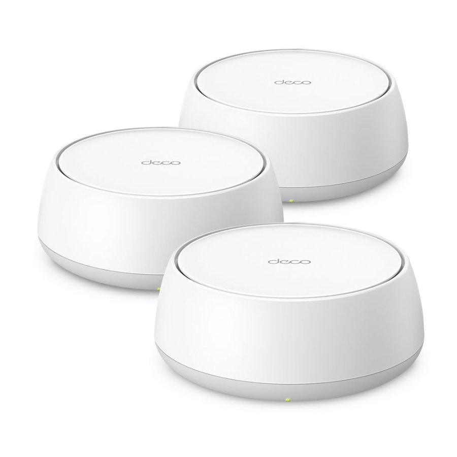 Бесшовный Mesh роутер TP-Link Deco BE25 (3-Pack) BE3600 100/1000/2500BASE-T белый