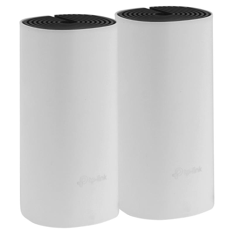 TP-Link Deco E4 (2-PACK) AC1200 Бесшовный Mesh роутер 10/100BASE-TX белый (упак.2шт)