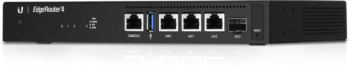 Роутер Ubiquiti ER-4-EU черный