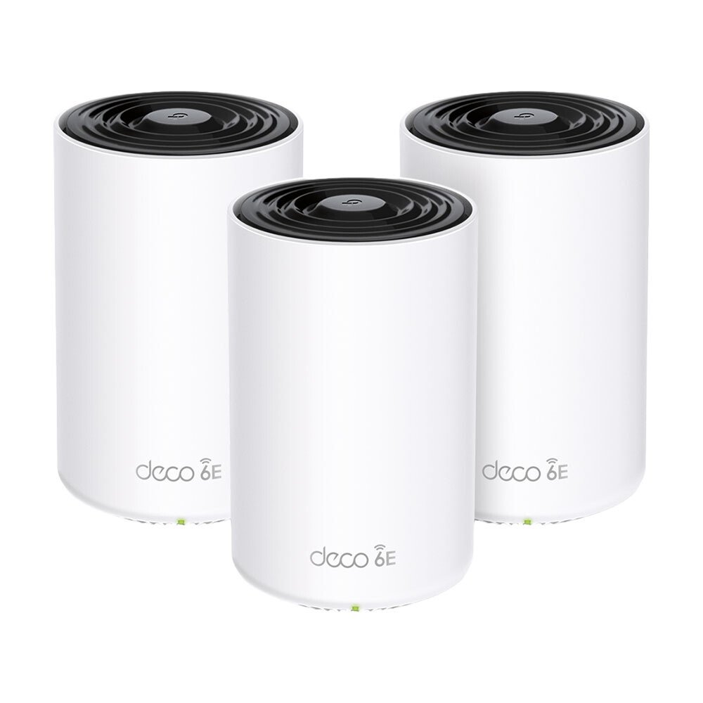 Трехдиапазонная Mesh-система TP-Link Deco XE75(2-pack) Wi-Fi 6E AXE5400, 2,4/5/6ГГц, до 5378Мбит/с, WAN/LAN 3x1Гбит/с