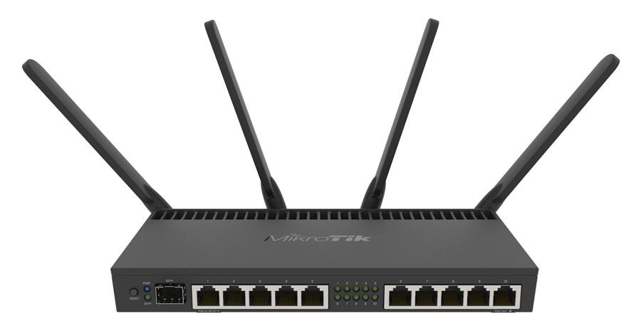 Маршрутизатор 1000M 10PORT 1SFP+ RB4011IGS+5HACQ2HND-I MIKROTIK