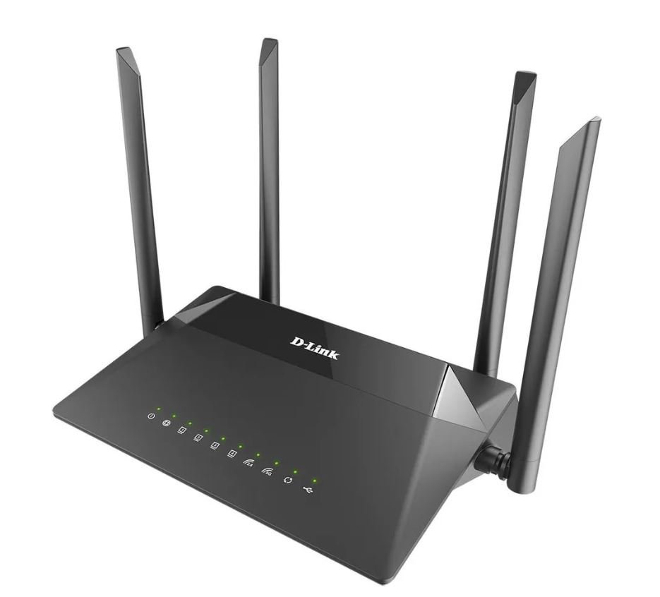 Роутер D-Link (DIR-853/URU/R3A) AC1300 10/100/1000BASE-TX/4G ready черный