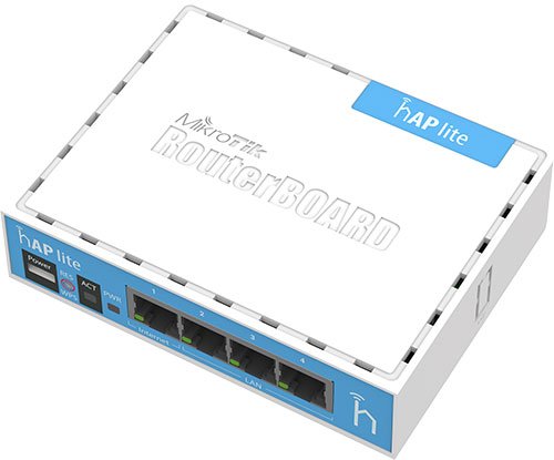 MikroTik RouterBOARD RB941-2nD (hAP Lite classic), Wi-Fi Роутер, 2.4GHz, 802.11b/g/n, MIMO 2х2, 4хLAN