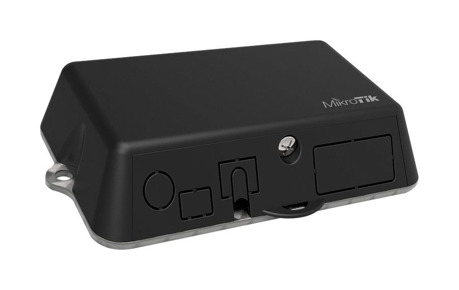 Роутер беспроводной MikroTik RB912R-2ND-LTM&EC200A-EU LtAP mini LTE kit (2024) 10/100BASE-TX/4G черный