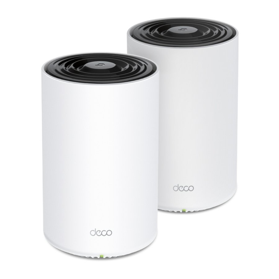 Домашняя Mesh Wi-Fi 6 системаTP-Link Deco PX50(2-pack) AX3000 с Powerline G1500, 2,4/5ГГц, до 2976Мбит/с