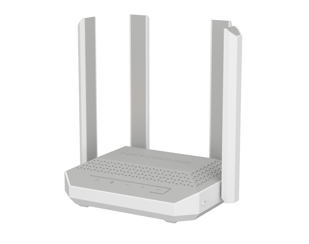 Netcraze NC-3910 Challenger Мультигигабитный интернет-центр с Mesh Wi-Fi 6 AX3000, 2 портами 2,5 Gigabit Ethernet