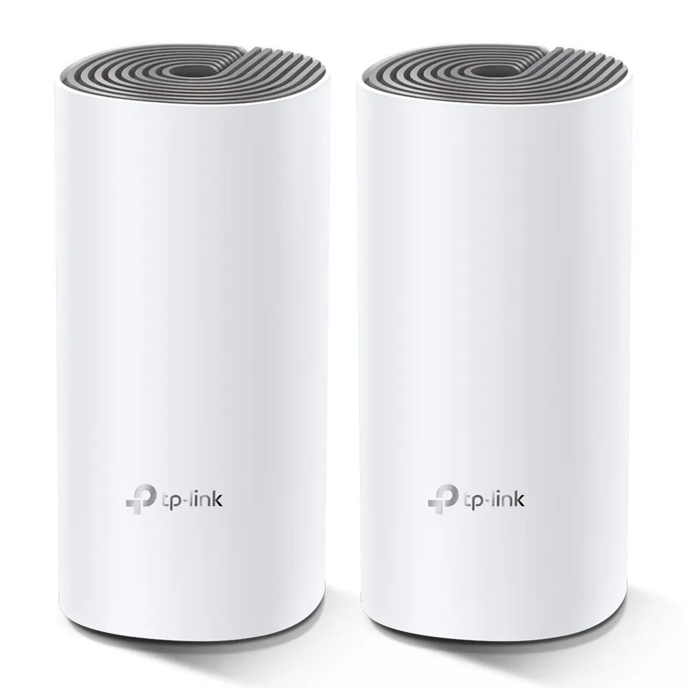 Mesh-комплект TP-LINK Deco E4 (DECO E4(2-PACK), AC1200, бесшовный,10/100BASE-TX (упак.:2шт), белый (1/6)