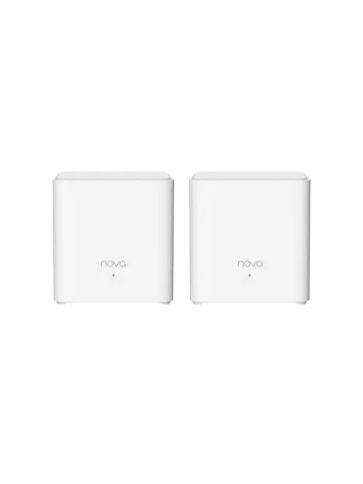 Mesh-комплект TENDA EX3 (2-pack) Wi-Fi 6 система AX1500, до 300 Мбит/с на 2,4 ГГц + до 1201 Мбит/с на 5 ГГц, 2x3 dBi внутренние антенны, белый (1/12)