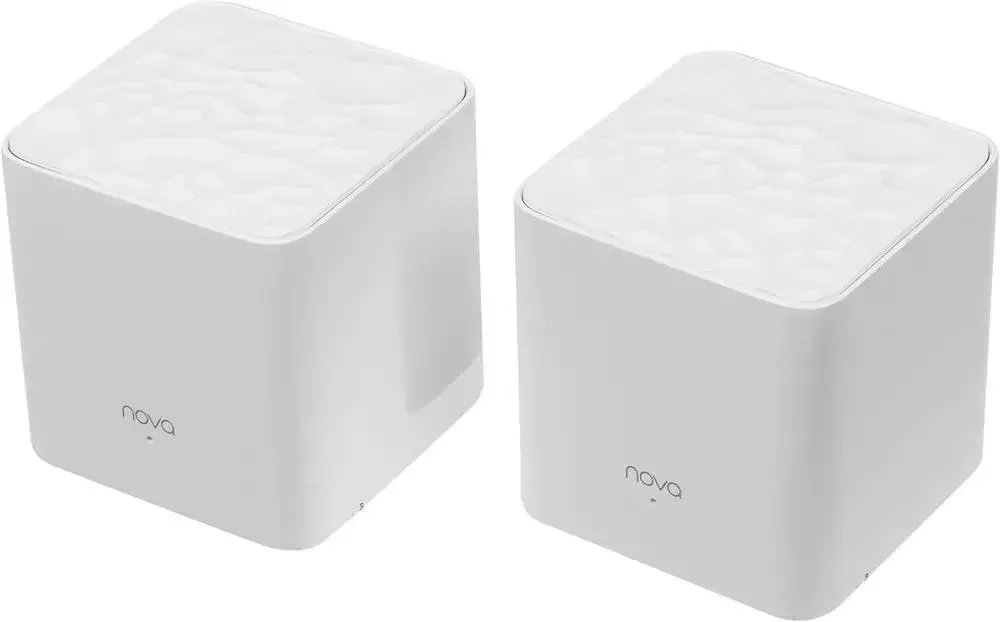 Mesh-комплект TENDA nova  MW6-2, AC1200, 2-х роутеров, 2 x 10/100/1000Mbps RJ45 ports, белый (1/12)