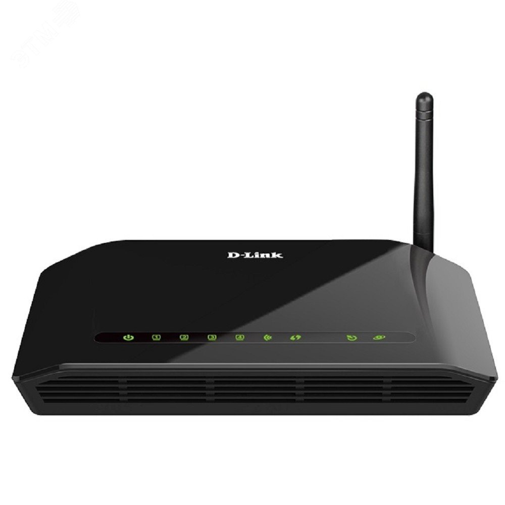 Роутер D-LINK ADSL2 Annex B Wireless N150 Router with Ethernet WAN support.1 RJ-11 DSL port, 4 10/100Base-TX LAN ports (1/20)