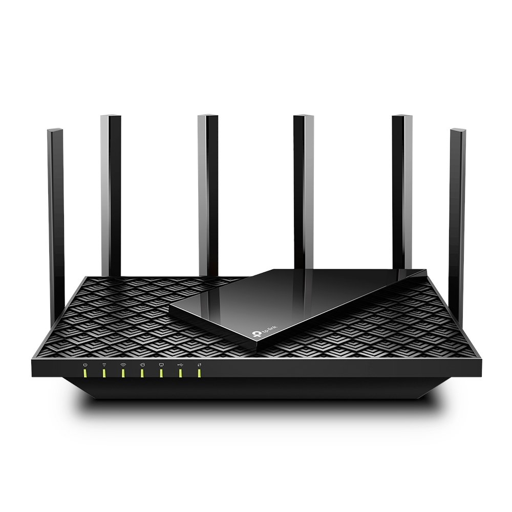 Роутер TP-LINK Archer AX73 AX5400 10/100/1000BASE-TX черный (1/8)
