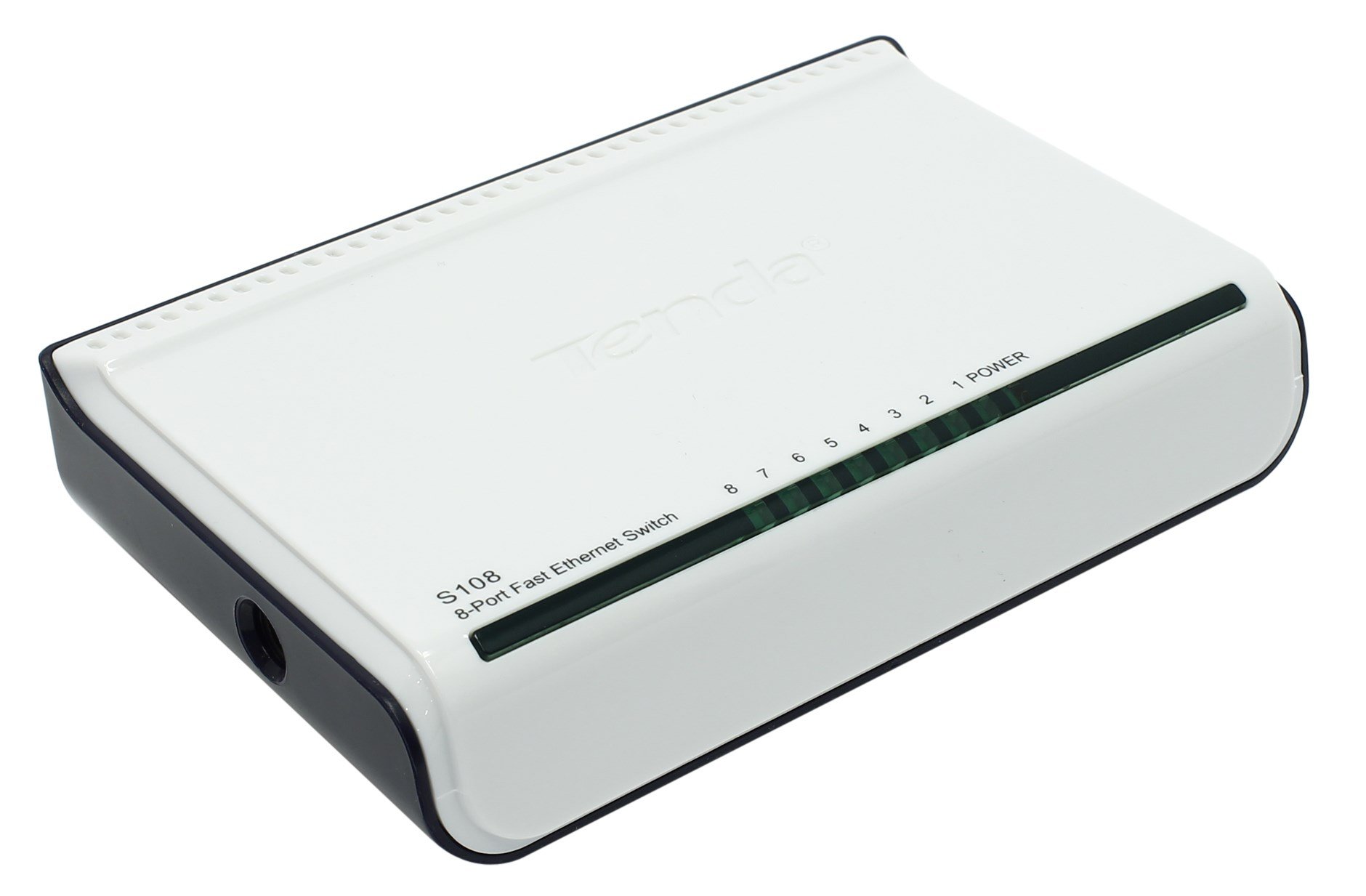 TENDA S108, Коммутатор неуправляемый, 8 портов Ethernet 100Mbps