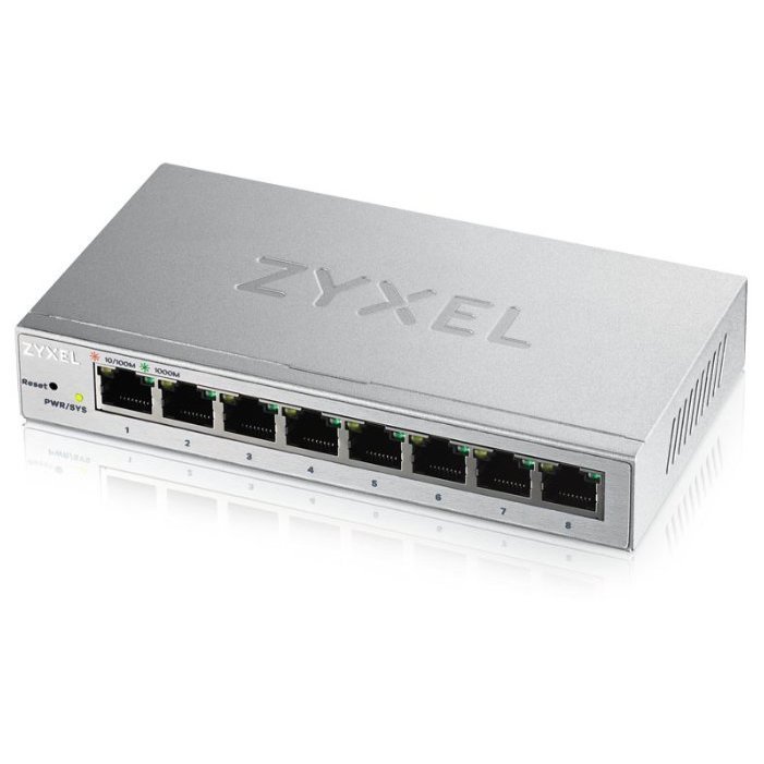 Коммутатор Zyxel GS1200-8HP GS1200-8HP-EU0101F управляемый настольный 8x10/100/1000BASE-T