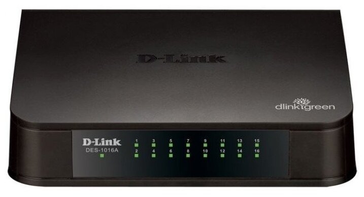 Коммутатор D-Link DES-1016A/E2A 16x100Mb