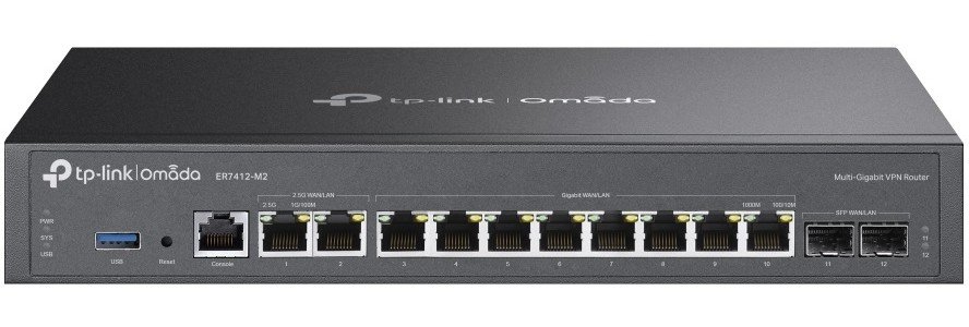 VPN-маршрутизатор TP-Link ER7412-M2 Omada с мультигигабитными портами