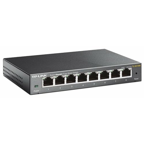 TP-Link SMB TL-SG108PE Easy Smart гигабитный 8-портовый коммутатор с 4 портами PoE SMB